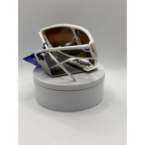 NWT Vintage Cebe Basic Sport Sunglasses | Model 1987 White with Cutouts France - Picture 9 of 10